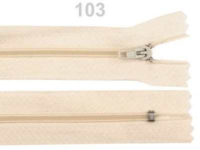 Spirálový zip šíře 3 mm délka 35 cm{% if variant.name %} – 103 Afterglow{% endif %}