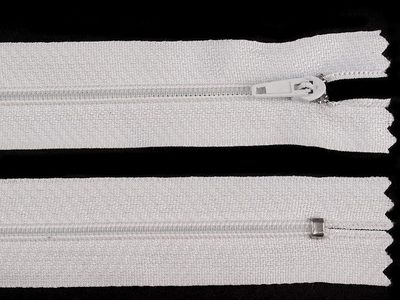 Spirálový zip šíře 3 mm délka 35 cm{% if variant.name %} – 101 White{% endif %}