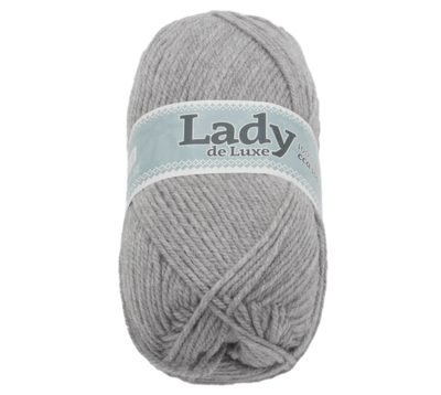 Příze LADY de Luxe Šedá 907 100g / 238 m{% if product.brand.name %} – Bellatex{% endif %}