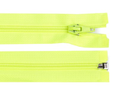 Spirálový zip šíře 5 mm délka 60 cm (bundový) POL - 229 žlutá neon
