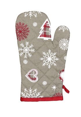 Vánoční kuchyňská chňapka 1 ks Srdce 18x28 cm{% if product.brand.name %} – Forbyt{% endif %}