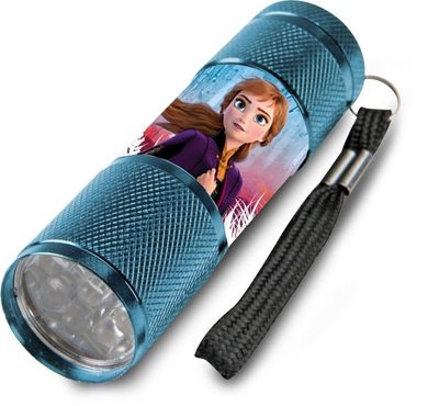Dětská hliníková LED baterka Ledové Království Anna Hliník, Plast, 9x2,5 cm{% if product.brand.name %} – EUROSWAN{% endif %}