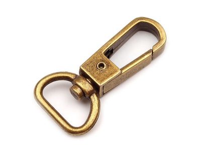 Kovová karabina průvlek 15 mm{% if variant.name %} – 2 staromosaz{% endif %}