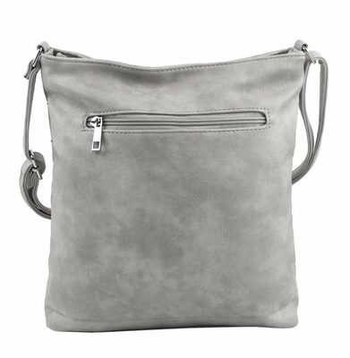 Kožená malá dámská crossbody kabelka tmavě modrá-hnědá