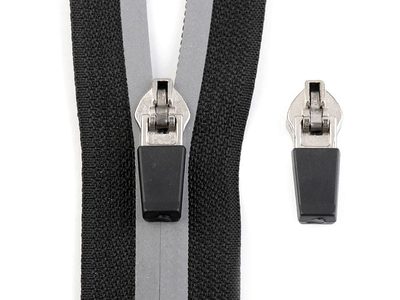 Jezdec ke spirálovým reflexním zipům 5 mm balíček 5 kusů{% if product.brand.name %} – Galanterka{% endif %}