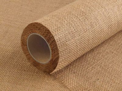 Přírodní juta šíře 48 cm / návin 4,5 metru{% if product.brand.name %} – Galanterka{% endif %}