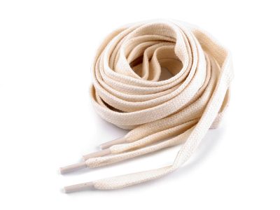 Bavlněné tkaničky do bot / tenisek / mikin délka 130 cm - 1 pár{% if variant.name %} –  2 (0000) režná světlá {% endif %}