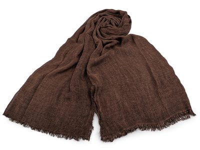 Šátek / šála bavlněná unisex 70x195 cm{% if variant.name %} – 3 hnědá{% endif %}