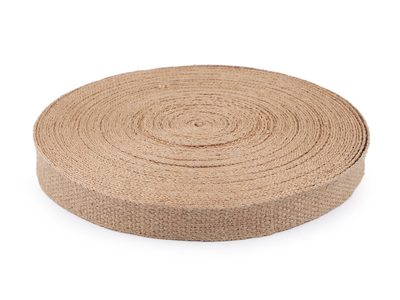 Jutový popruh šíře 25 mm METRÁŽ{% if product.brand.name %} – Stoklasa{% endif %}