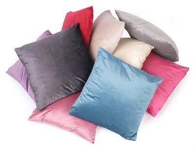 Sametový povlak na polštář jednobarevný 45x45 cm{% if product.brand.name %} – Galanterka{% endif %}