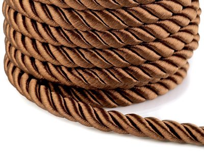 Šňůra kroucená Ø10 mm návin 10 metrů{% if variant.name %} – 2 hnědá kakaová{% endif %}