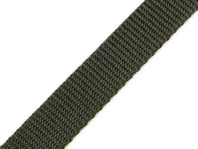 Popruh polypropylénový šíře 20 mm METRÁŽ{% if variant.name %} – 4 zelená khaki{% endif %}