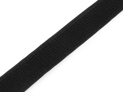 Suchý zip háček a plyš na jedné stuze šíře 30 mm METRÁŽ{% if variant.name %} – černá{% endif %}