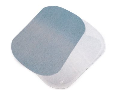 Střední Nažehlovací Záplaty Riflové JEANS - Rozměry 13x18 cm{% if variant.name %} – 6 modrá holubí{% endif %}