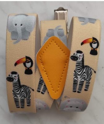 Dětské šle typ Y - délka 48 cm, šíře 2,5 cm{% if variant.name %} – béžová safari{% endif %}