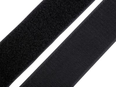 Suchý zip háček + plyš šíře 50 mm metráž{% if variant.name %} – černá{% endif %}