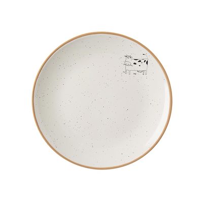Talíř keramický dezertní STATEK kráva O0541 - pr.19,5cm,v.2,5cm{% if product.brand.name %} – Morex{% endif %}