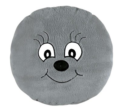 Polštářek Kulička Šedá 65/042 průměr 35 cm{% if product.brand.name %} – Bellatex{% endif %}