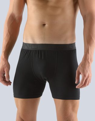 Jednobarevné boxerky s delší nohavičkou Bamboo – fotka 1