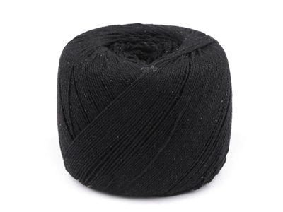 Bavlněná příze macrame 600 g{% if variant.name %} – 4 černá{% endif %}