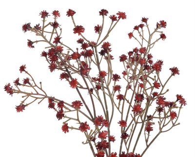 Nevěstin závoj umělá gypsophila 67 cm - tm. červená – fotka 1