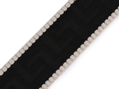 Popruh šíře 50 mm METRÁŽ{% if variant.name %} – 2 černá béžová{% endif %}