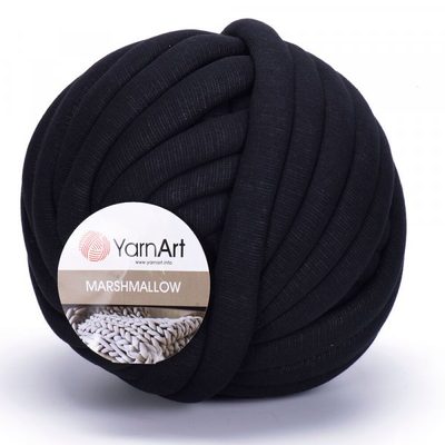 Marshmallow Silná příze 750 gramů / návin 30 metrů{% if variant.name %} – 902 černá{% endif %}
