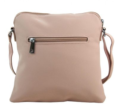 Kožená malá dámská crossbody kabelka tmavě modrá-hnědá