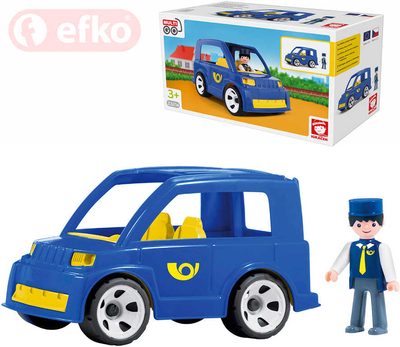 IGRÁČEK MultiGO Pošťák set poštovní auto s figurkou STAVEBNICE – fotka 1