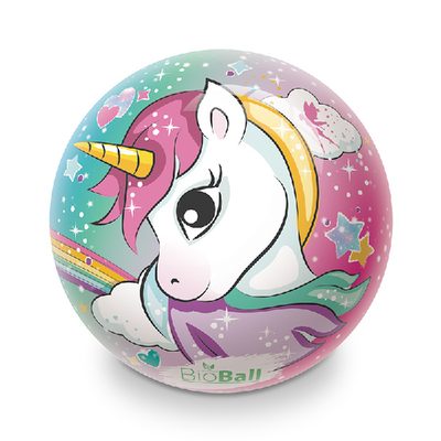 Míč nafouknutý jednorožec 23 cm BIO BALL – fotka 3