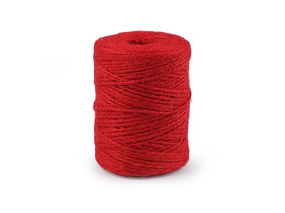 Jutový provázek Ø2 mm k pletení a háčkování{% if variant.name %} – 4 červená{% endif %}