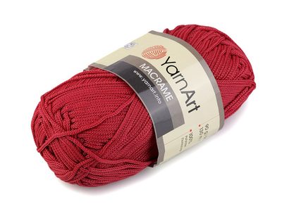 Macrame 90 g Pletací příze YarnArt{% if variant.name %} – 3 (143) červená{% endif %}