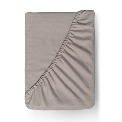 Flanelové napínací prostěradlo béžové{% if variant.name %} – 120x200cm{% endif %}