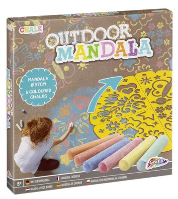 Dětská Sada Mandala šablona + 6 kříd{% if product.brand.name %} – Mac Toys{% endif %}