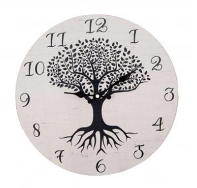 Hodiny nástěnné dřevo Strom života pr. 34 cm - dia 34 cm{% if product.brand.name %} – {% endif %}