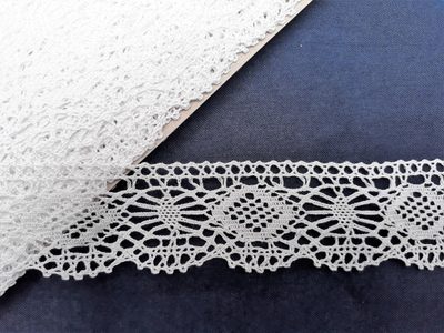 Krajka paličkovaná 100% bavlna š.45mm návin 9,5 m{% if product.brand.name %} – KOH-I-NOOR{% endif %}