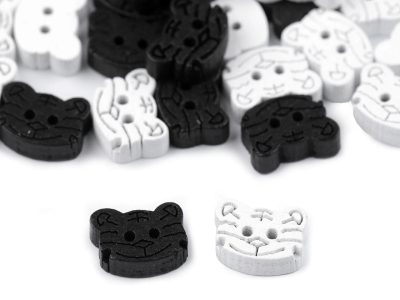Dřevěný dekorační knoflík kočka 50 kusů{% if product.brand.name %} – Galanterka{% endif %}