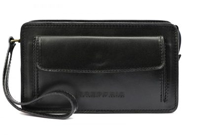 Černá kožená pánská dokladová taška / etue Gregorio 2123{% if product.brand.name %} – Gregorio{% endif %}