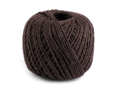Bavlněný provázek Ø2 mm návin 50 metrů{% if variant.name %} – 4 hnědá tmavá{% endif %}