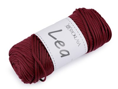 Pletací a háčkovací příze Lea Ø3 mm 90 g{% if variant.name %} – 5 vínová{% endif %}