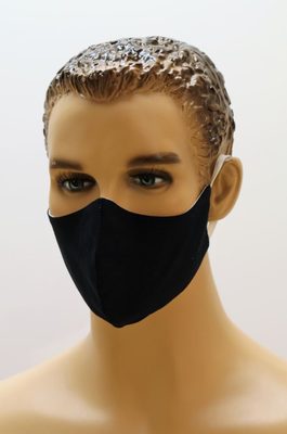 Dvouvrstvá Rouška bavlněná tmavě modrá{% if product.brand.name %} – Vestis{% endif %}