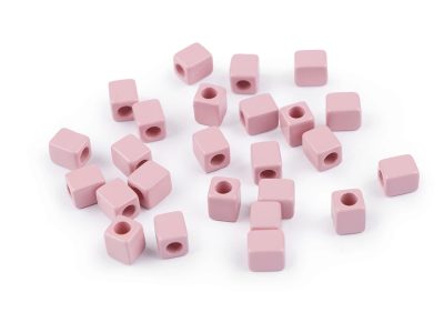 Plastové korálky kostka 6x6 mm 5 g{% if product.brand.name %} – Galanterka{% endif %}