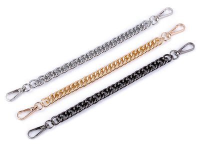 Řetízek / ucho na kabelku s karabinou délka 25 cm{% if product.brand.name %} – Stoklasa{% endif %}