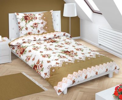 Povlečení bavlněné s hotelovou kapsou Béžová 190/307{% if product.brand.name %} – Bellatex{% endif %}