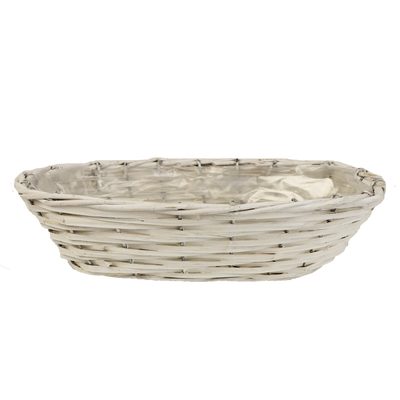 Květináč ovál bílý P0990/5 - 60 x 19 x 14 cm{% if product.brand.name %} – Morex{% endif %}