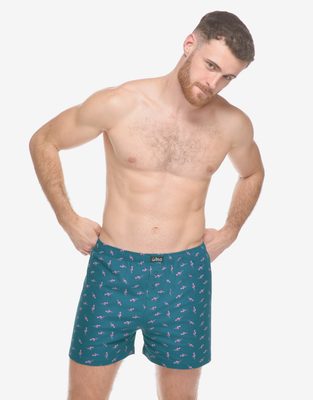 Pánské trenky volné, šité Plameňák 75217P{% if product.brand.name %} – Gina{% endif %}
