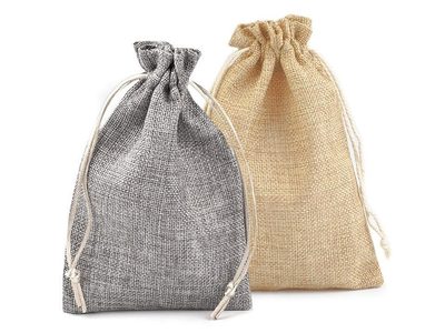 Dárkový pytlík 12,5x17,5 cm imitace juty{% if product.brand.name %} – Stoklasa{% endif %}
