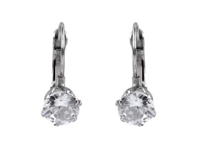 Náušnice z nerezové oceli s broušeným kamínkem{% if variant.name %} – 2 crystal{% endif %}