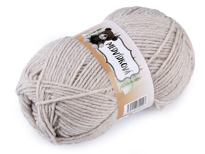 Pletací příze medvídková 100 g{% if variant.name %} – 3 (82084) béžová světlá{% endif %}