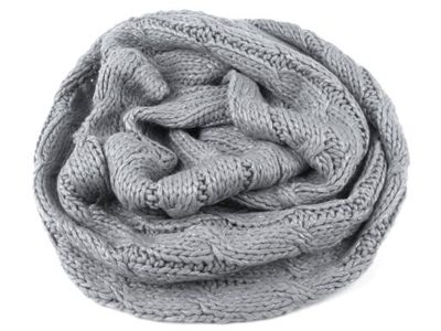 Šála 20x200cm pletená s copy SIMONA (1 ks){% if product.brand.name %} – Stoklasa{% endif %}
